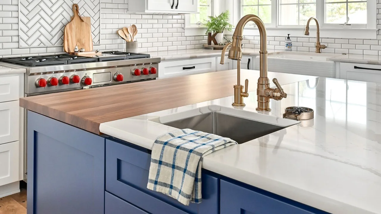 Add a Waterfall to Existing Countertop