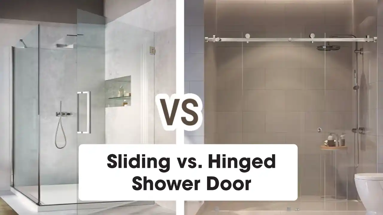 sliding vs hinged shower door