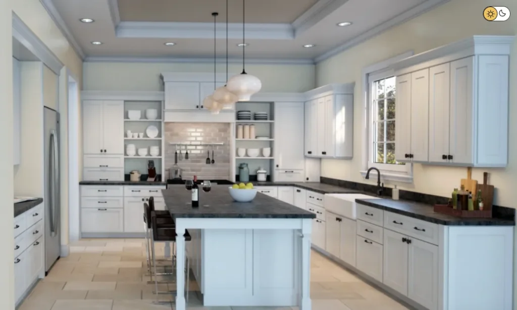 Sherman White Kitchen Cabinets