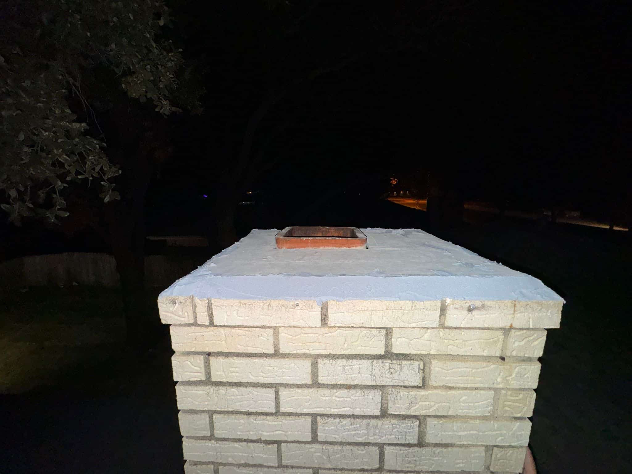 chimney crown rebuild in Frisco