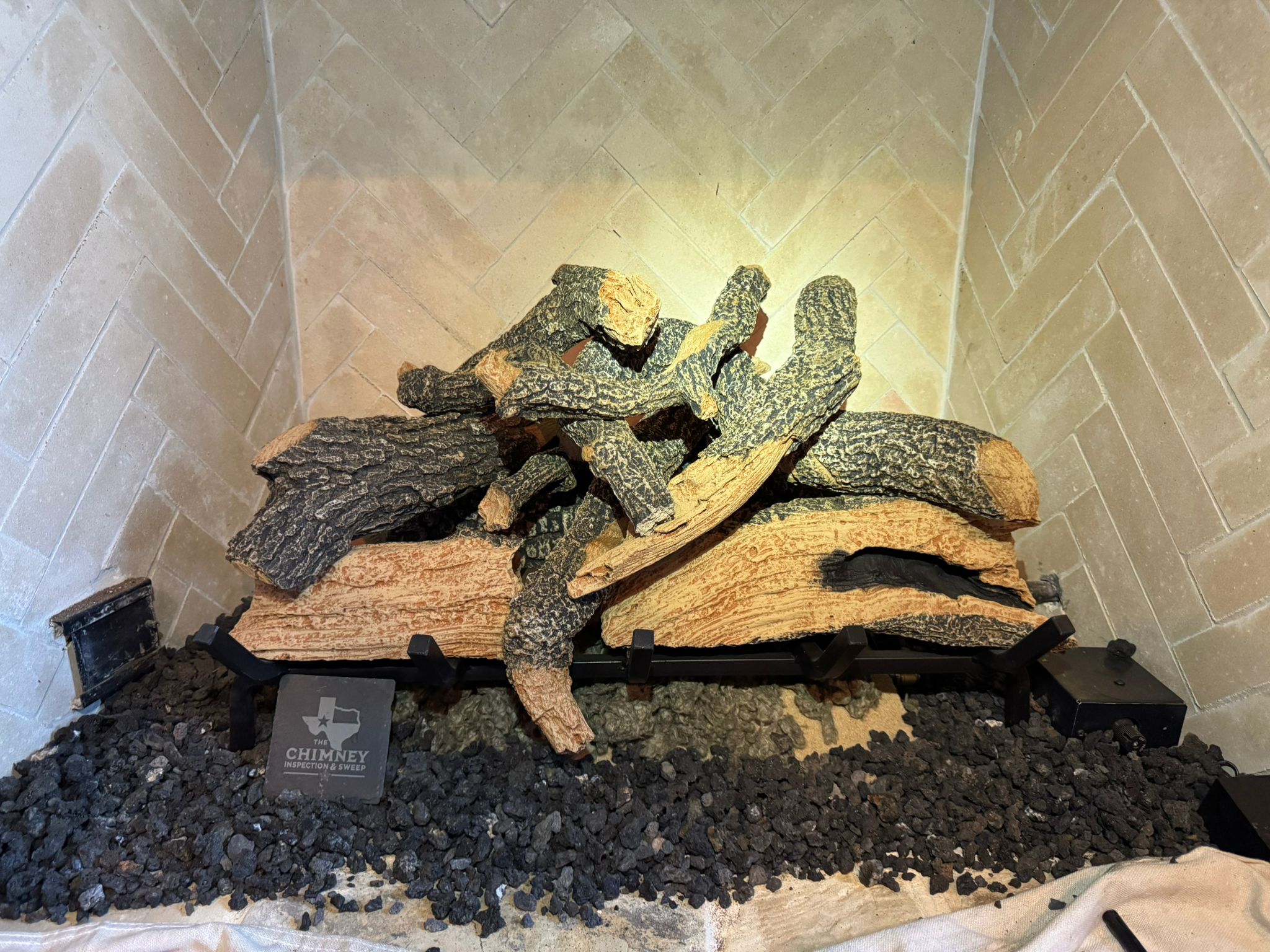 gas log installation in Dallas