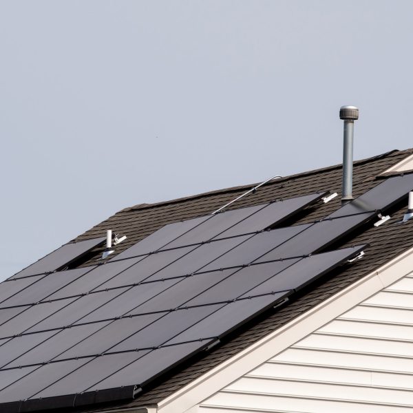 solar system on a roof own home energy new clean saving eco